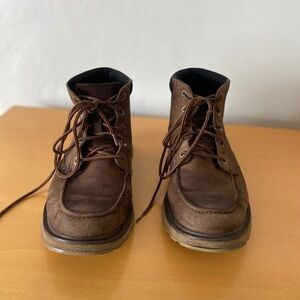 Men's Brown Leather Boots